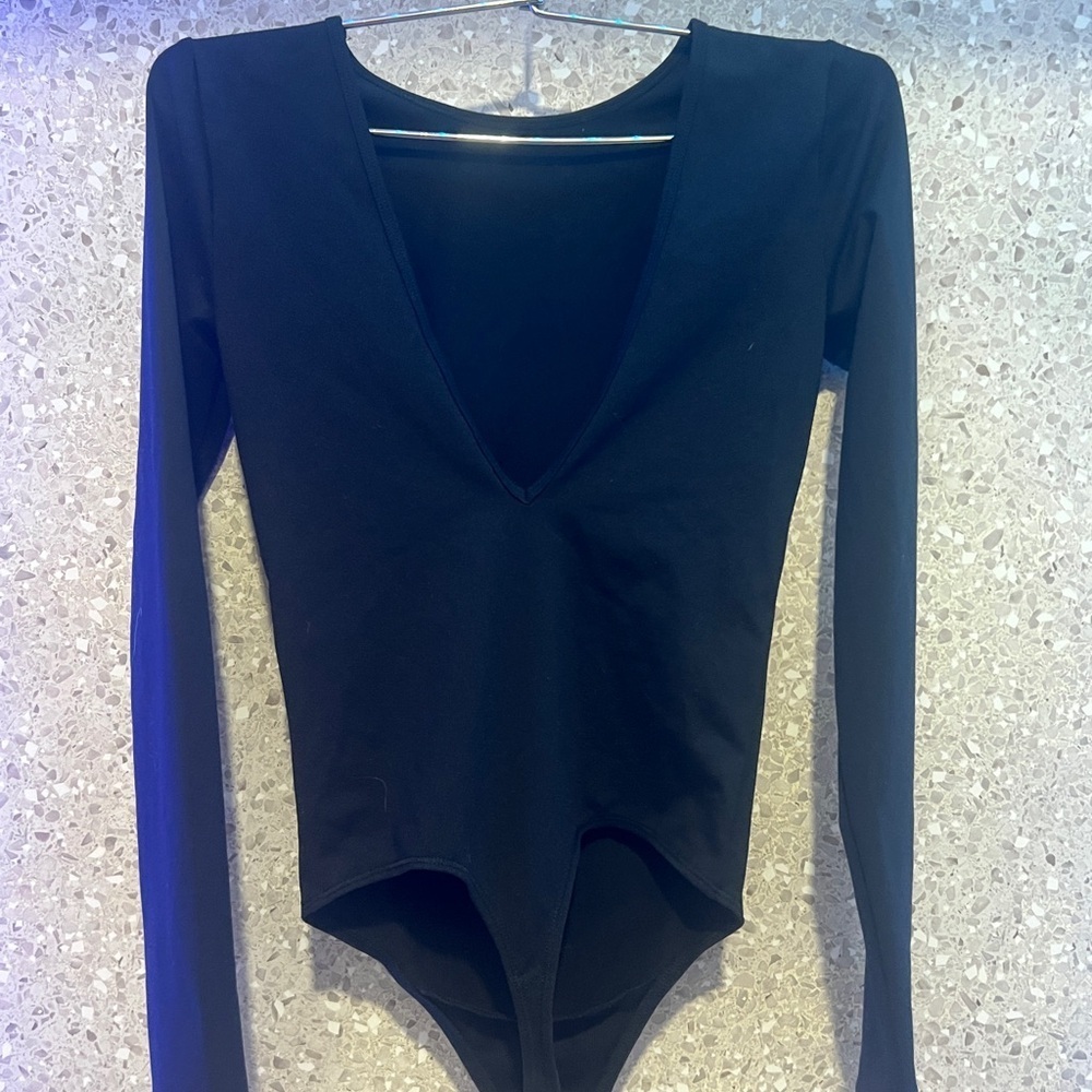 Abercrombie & Fitch Black Long Sleeve Bodysuit - Picture 4 of 5